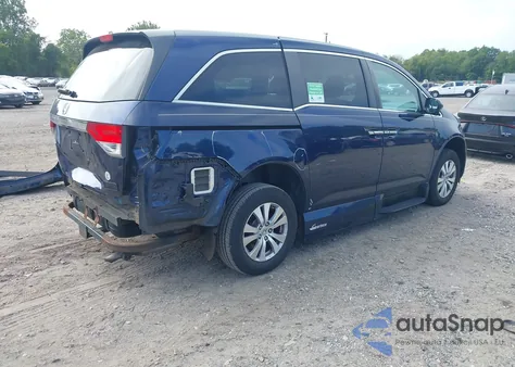 2015 Honda Odyssey Ex-L z USA, uszkodzony, nr VIN 5FNRL5H63FB040992